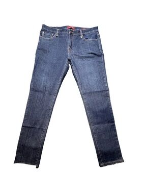 Guess Scotch Fit Medium Rise Skinny Jeans Mens Blue Dark Wash Size 36 x 30